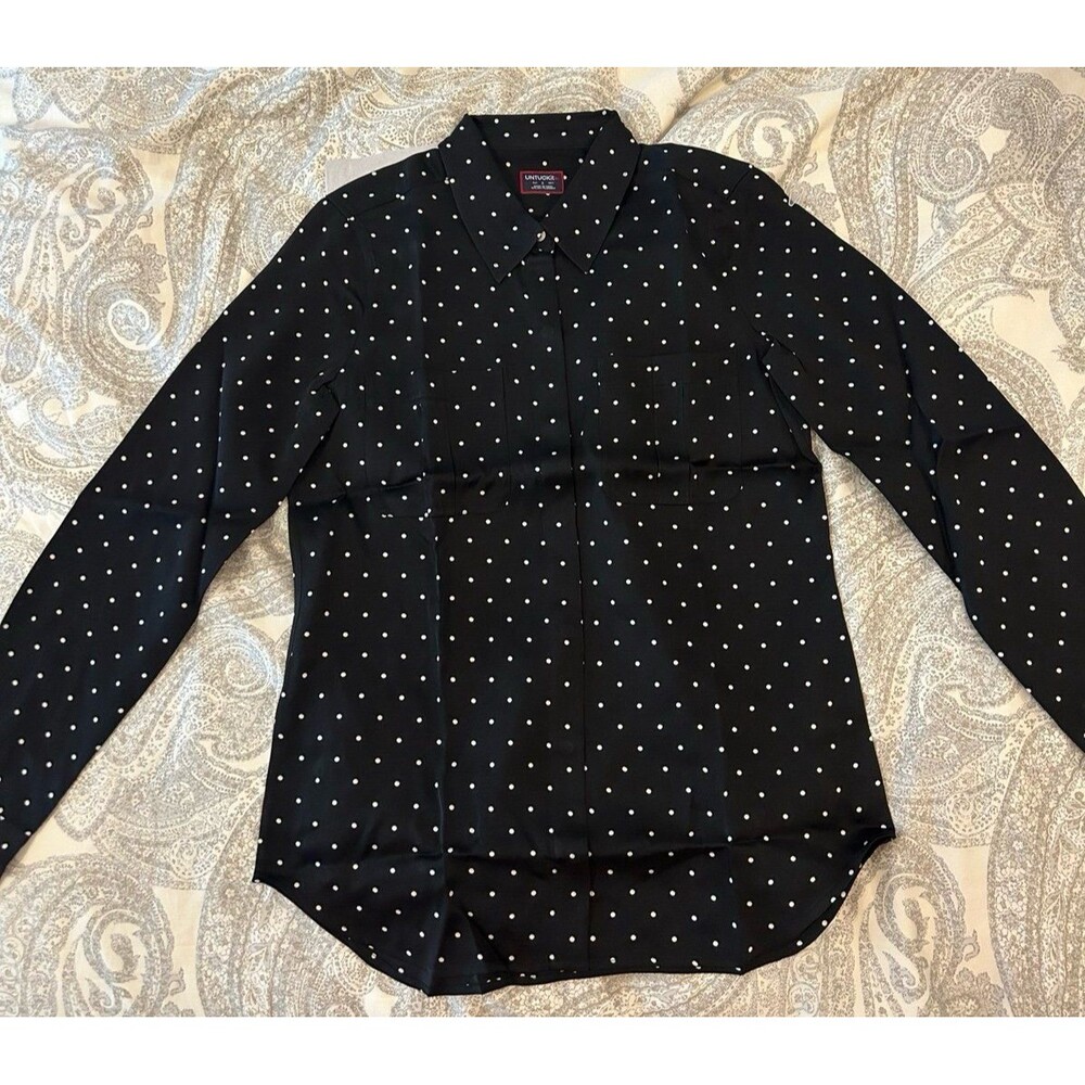 NWT women’s silk untuckit blouse size 2